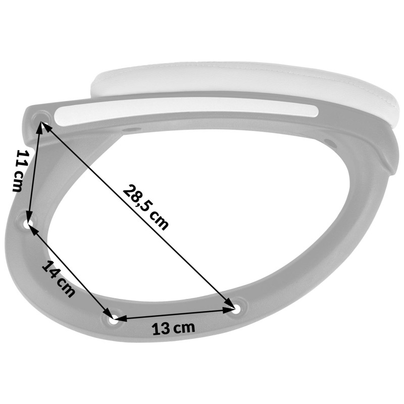 Porankiai foteliui Porto pilki