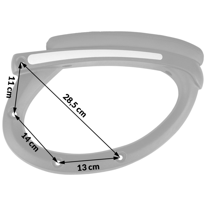 Porankiai foteliui Porto juodi