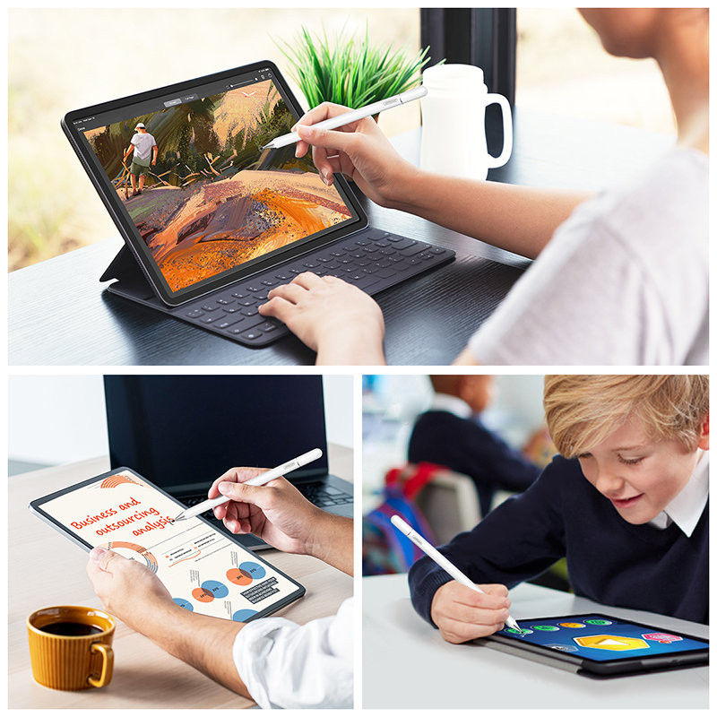 Pasyvus talpinis rašiklis išmaniesiems telefonams ir planšetiniams kompiuteriams Excellent Series JR-BP560S tamsiai pilka