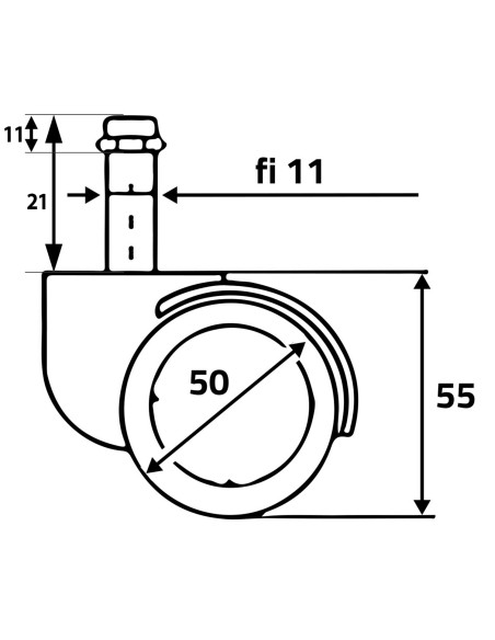 Guminiai ratukai biuro kėdėms, 5 vnt.pilkos spalvos Guminiai ratukai biuro kėdėms, 5 vnt.pilkos spalvos