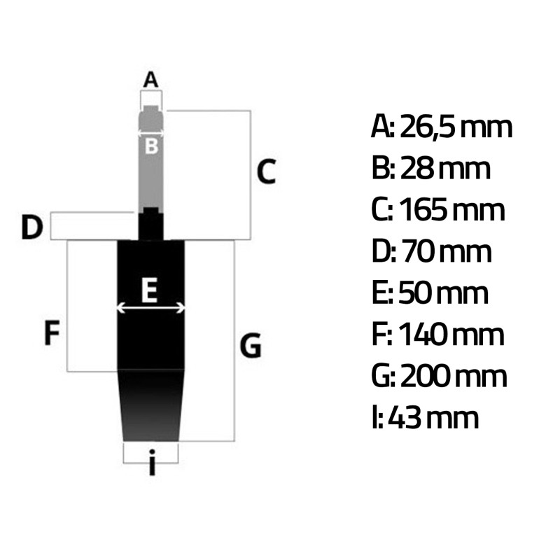 Chromuotas pneumatinis keltuvas biuro kėdei