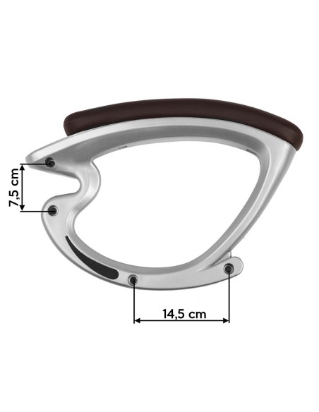 Porankiai foteliui 227 rudi Porankiai foteliui 227 rudi