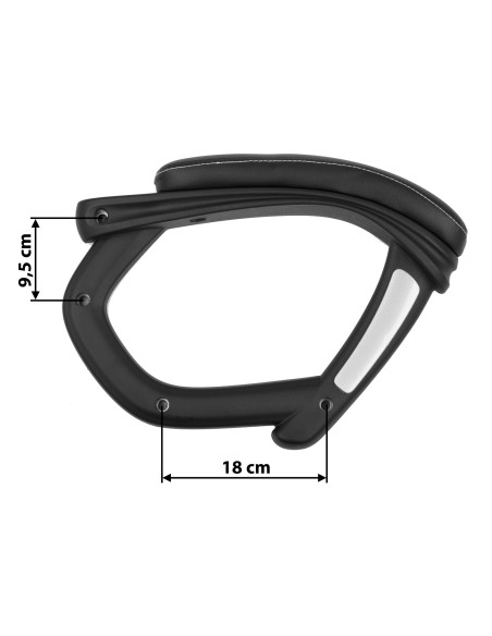 Kėdės porankiai 222 juodi Kėdės porankiai 222 juodi