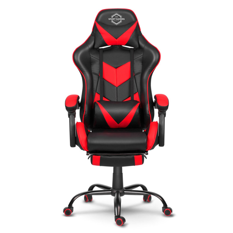 Biuro fotelis žaidėjui Sofotel Cerber juoda ir raudona