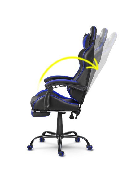 Biuro fotelis žaidėjui Sofotel Cerber juoda ir mėlyna Biuro fotelis žaidėjui Sofotel Cerber juoda ir mėlyna