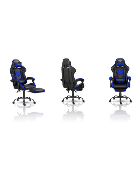 Biuro fotelis žaidėjui Sofotel Cerber juoda ir mėlyna Biuro fotelis žaidėjui Sofotel Cerber juoda ir mėlyna