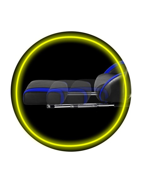 Biuro fotelis žaidėjui Sofotel Cerber juoda ir mėlyna Biuro fotelis žaidėjui Sofotel Cerber juoda ir mėlyna