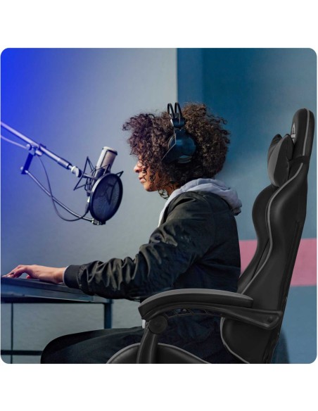 Sofotel Cerber juoda ir pilka biuro žaidimų kėdė Sofotel Cerber juoda ir pilka biuro žaidimų kėdė