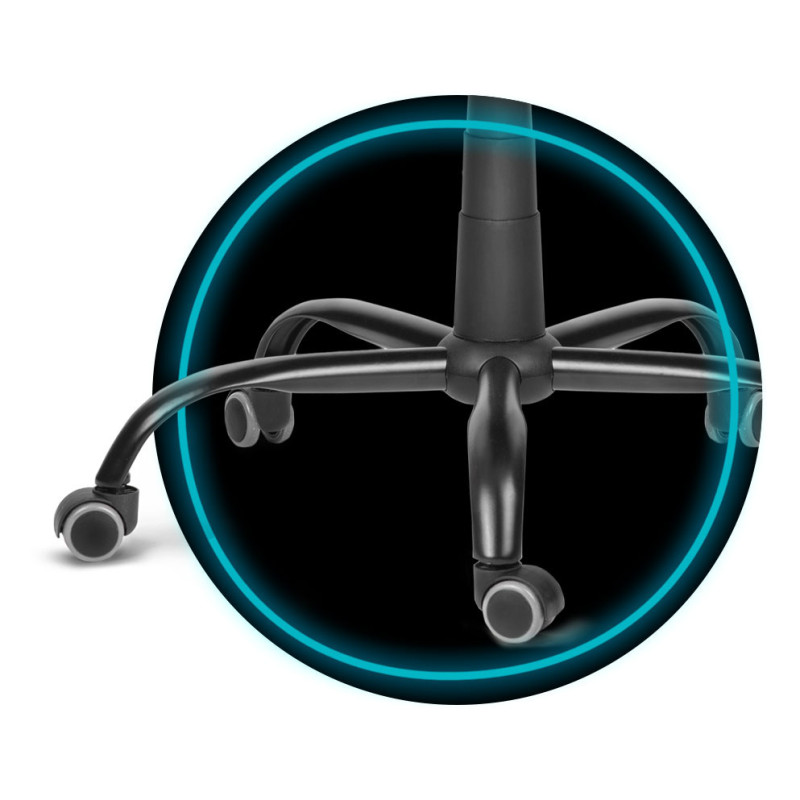 Sofotel Cerber juoda ir pilka biuro žaidimų kėdė