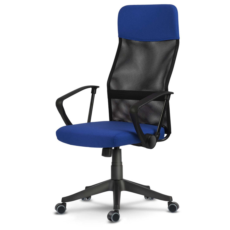 Sidnėjaus mėlynos ir juodos spalvos mikro tinklelio biuro fotelis