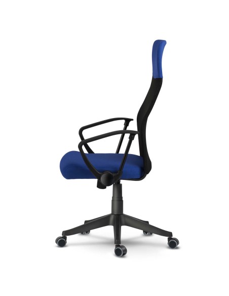 Sidnėjaus mėlynos ir juodos spalvos mikro tinklelio biuro fotelis Sidnėjaus mėlynos ir juodos spalvos mikro tinklelio biuro fotelis