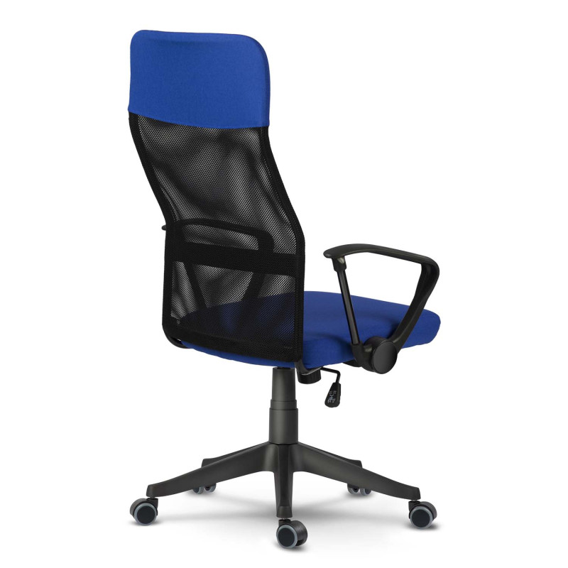 Sidnėjaus mėlynos ir juodos spalvos mikro tinklelio biuro fotelis