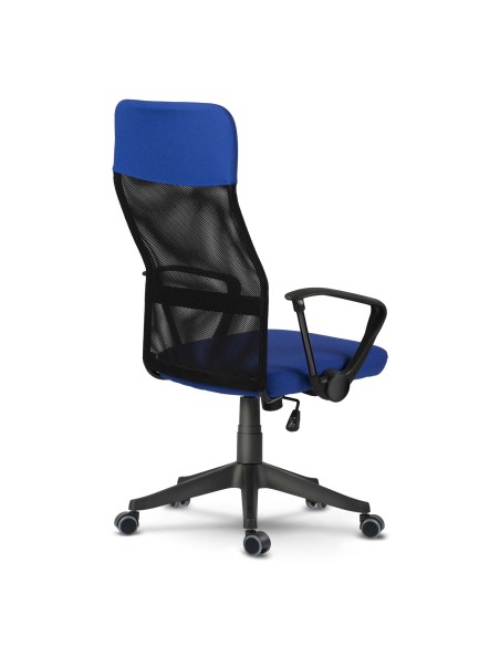 Sidnėjaus mėlynos ir juodos spalvos mikro tinklelio biuro fotelis Sidnėjaus mėlynos ir juodos spalvos mikro tinklelio biuro fotelis