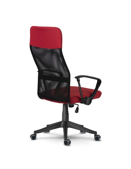 Sidney raudonos ir juodos spalvos mikro tinklelio biuro fotelis Sidney raudonos ir juodos spalvos mikro tinklelio biuro fotelis