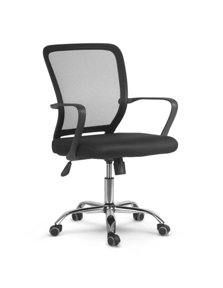 Mikromesh pasukamas biuro fotelis Sofotel Diran juodas Mikromesh pasukamas biuro fotelis Sofotel Diran juodas