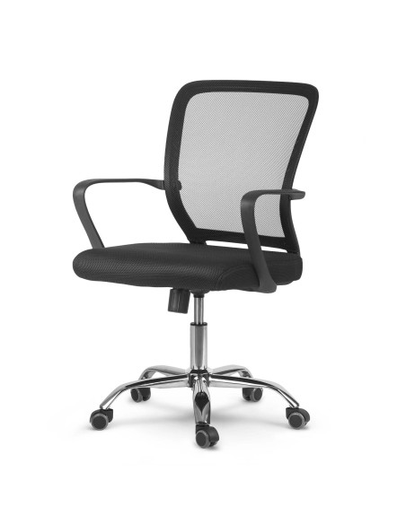 Mikromesh pasukamas biuro fotelis Sofotel Diran juodas Mikromesh pasukamas biuro fotelis Sofotel Diran juodas