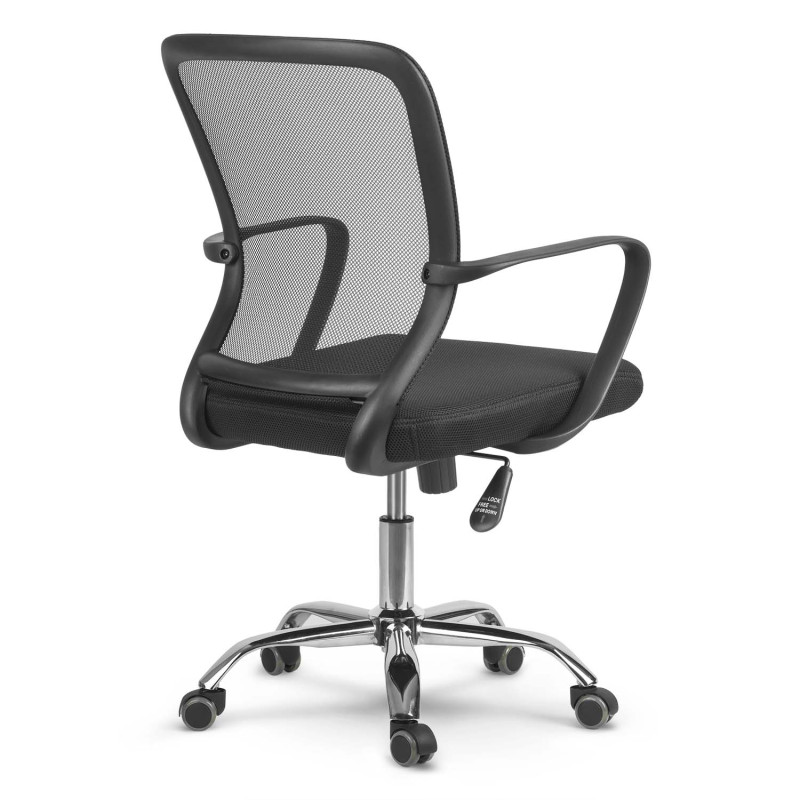 Mikromesh pasukamas biuro fotelis Sofotel Diran juodas