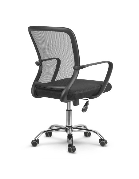 Mikromesh pasukamas biuro fotelis Sofotel Diran juodas Mikromesh pasukamas biuro fotelis Sofotel Diran juodas