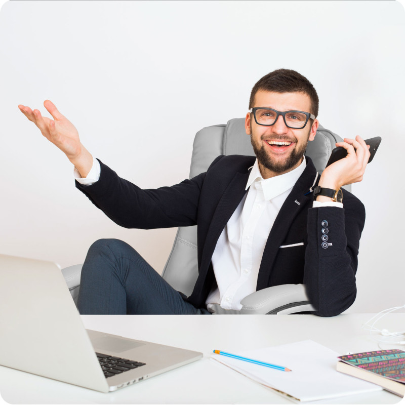 Sofotel Porto biuro fotelis - pilkas