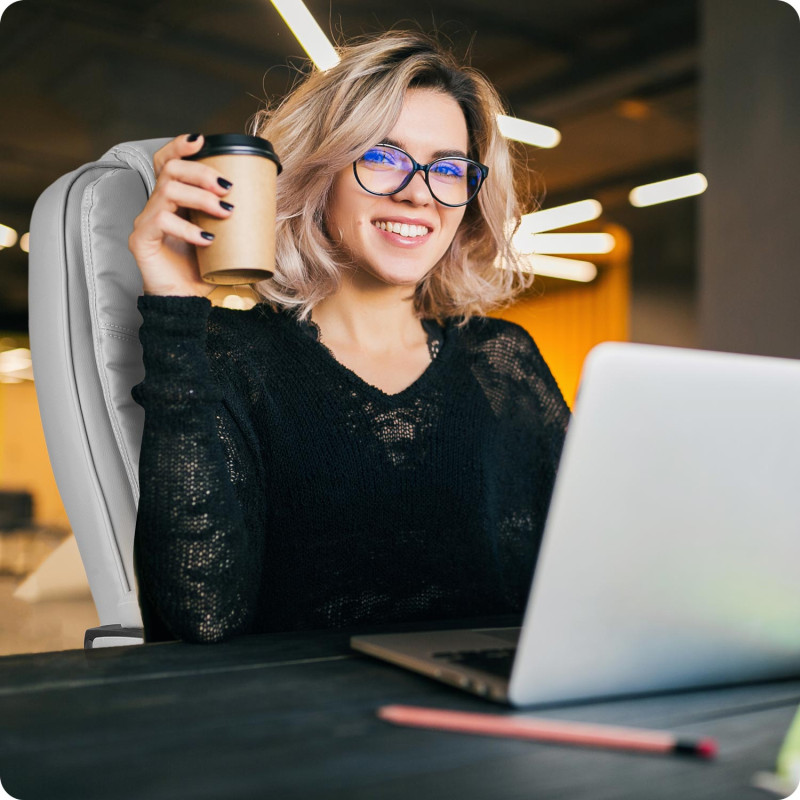 Sofotel Porto biuro fotelis - pilkas