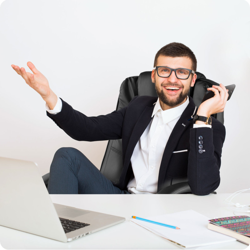 So fotelis Porto juodas