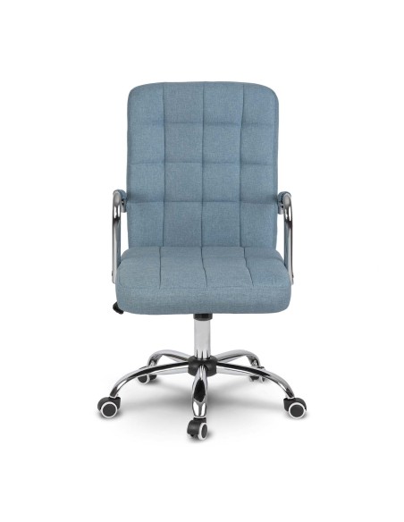 Benton mėlyno audinio biuro fotelis Benton mėlyno audinio biuro fotelis