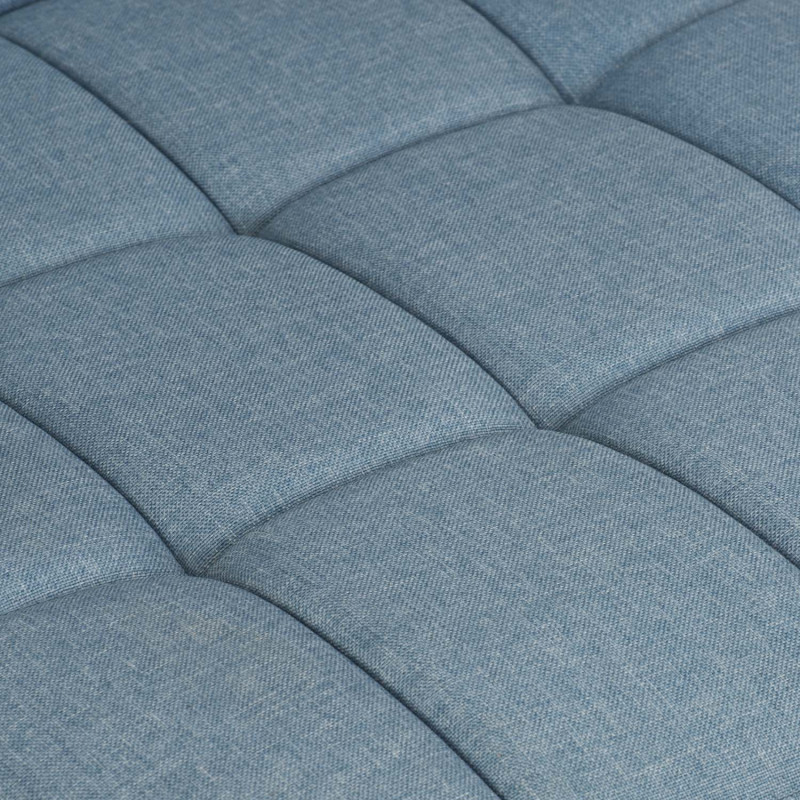 Benton mėlyno audinio biuro fotelis