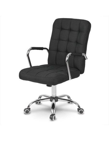 Benton audinio biuro fotelis juodas Benton audinio biuro fotelis juodas