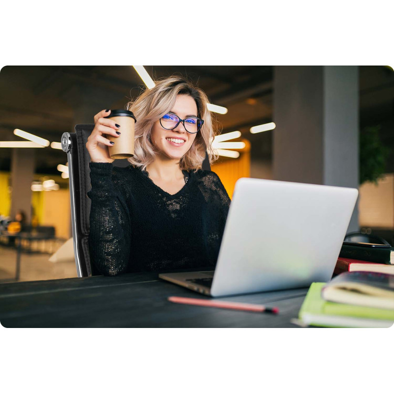 Sofotel Koiba juodas biuro fotelis