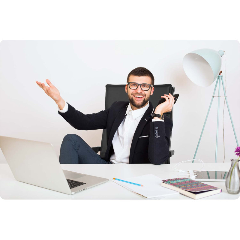 Sofotel Koiba juodas biuro fotelis