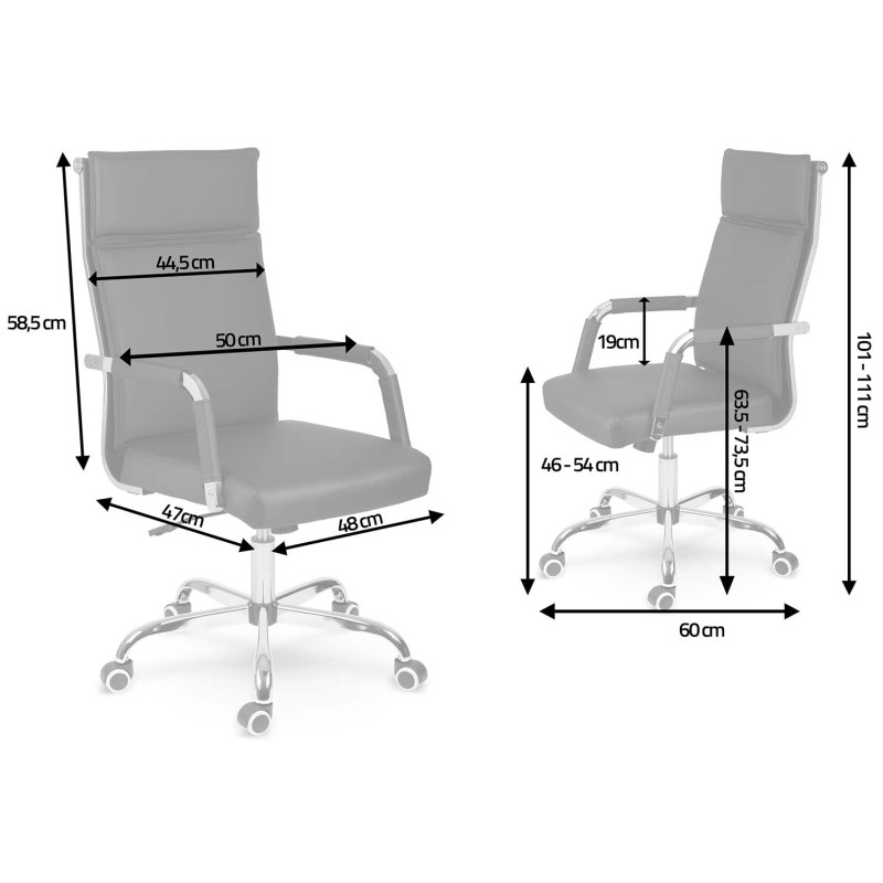 Sofotel Koiba juodas biuro fotelis