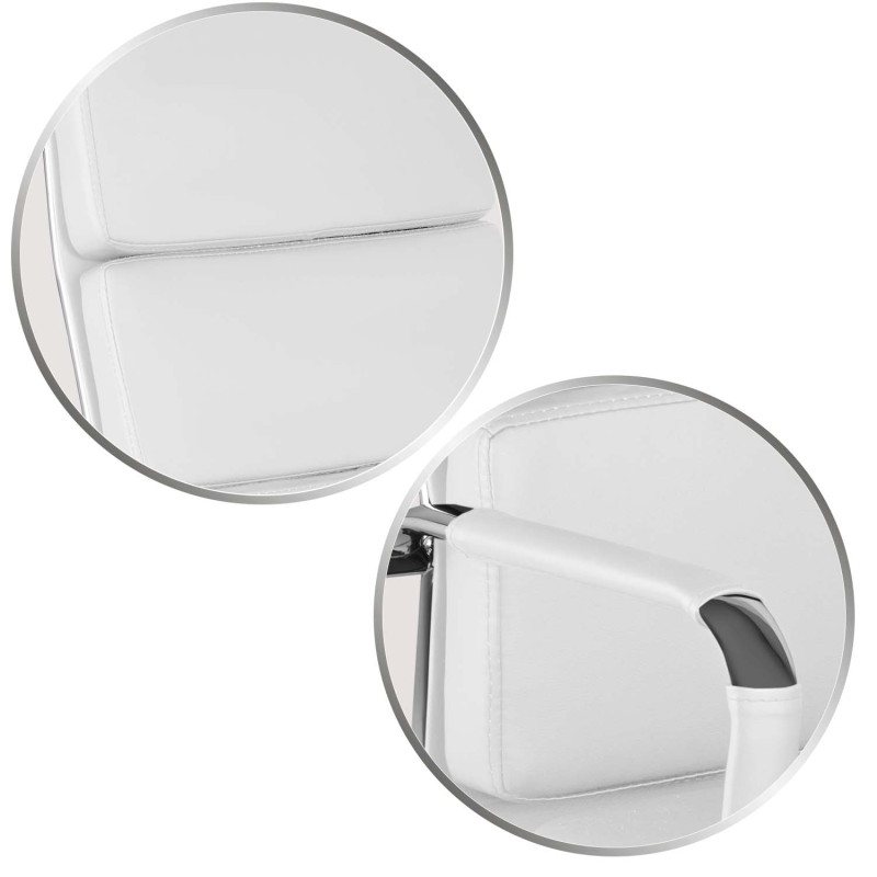 Ryokan baltas biuro fotelis