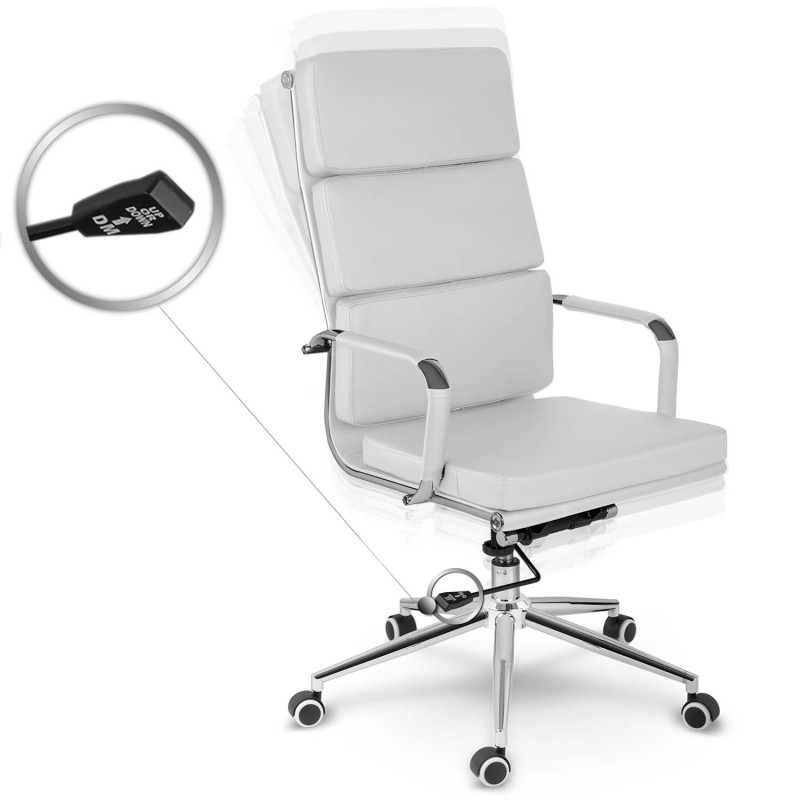 Ryokan baltas biuro fotelis