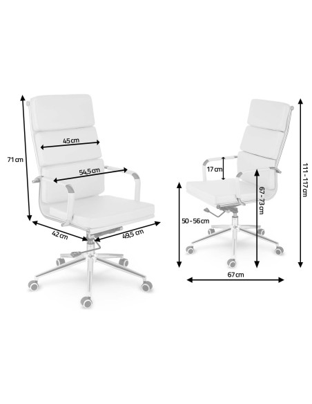 Ryokan baltas biuro fotelis Ryokan baltas biuro fotelis