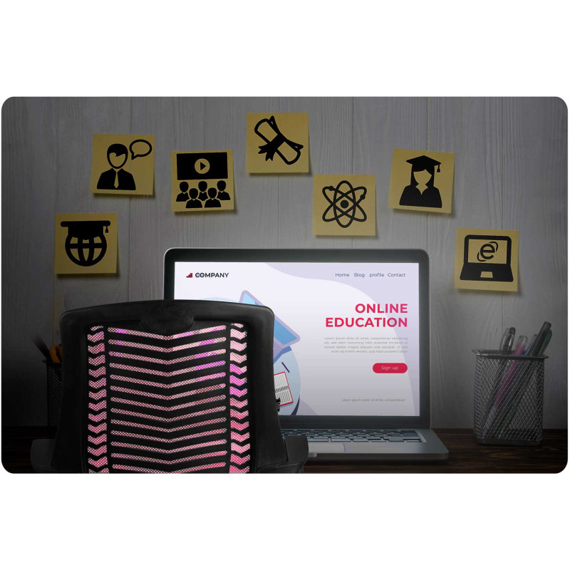 Sofotel Denar rausvos spalvos mikrotinklo biuro fotelis