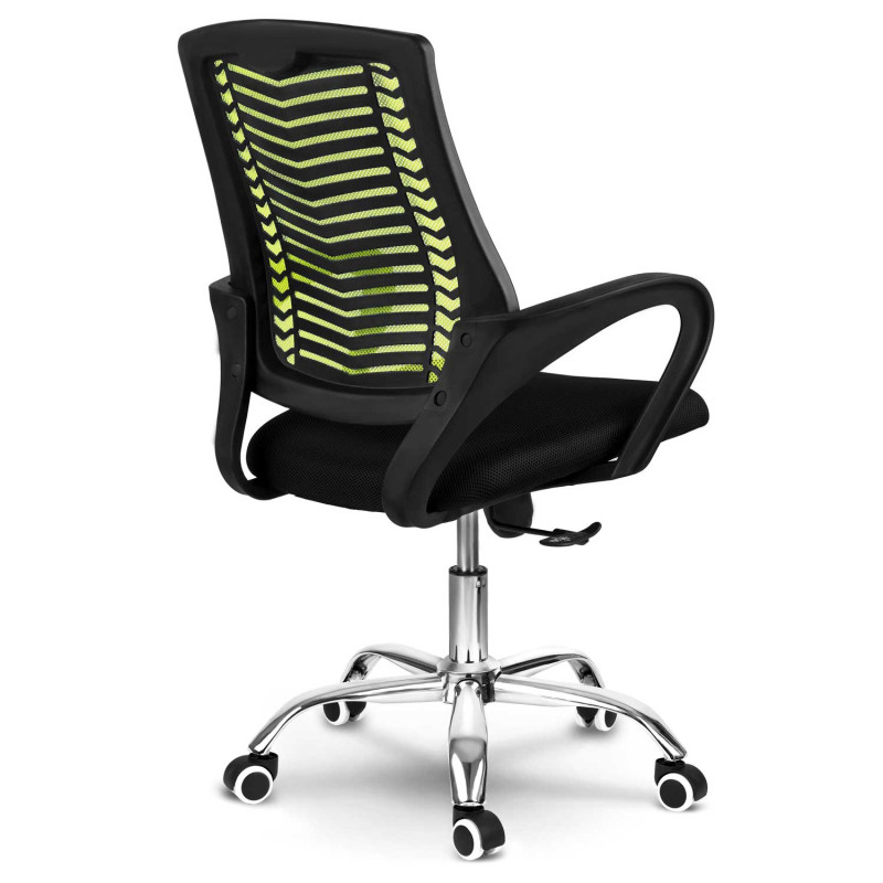 Žalia mikromesh biuro fotelis Sofotel Denar