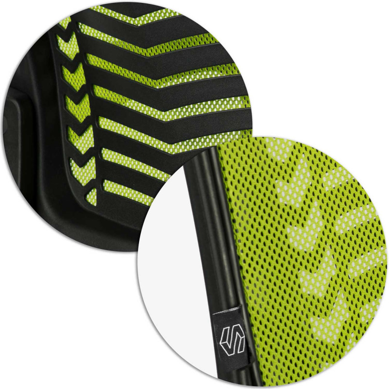 Žalia mikromesh biuro fotelis Sofotel Denar