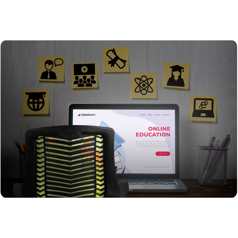 Žalia mikromesh biuro fotelis Sofotel Denar