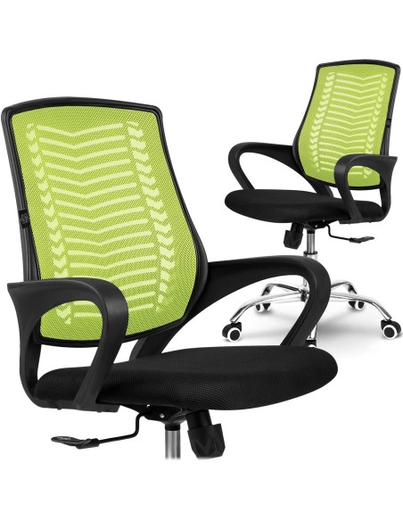 Žalia mikromesh biuro fotelis Sofotel Denar Žalia mikromesh biuro fotelis Sofotel Denar