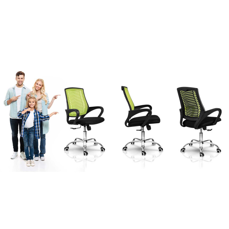 Žalia mikromesh biuro fotelis Sofotel Denar