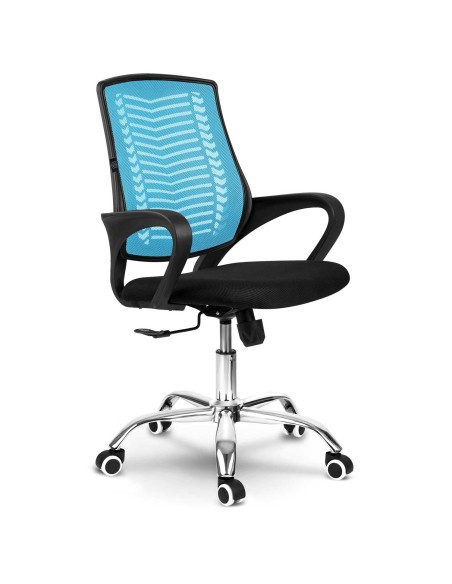 Sofotel Denar mėlynos spalvos mikrotinklo biuro fotelis Sofotel Denar mėlynos spalvos mikrotinklo biuro fotelis