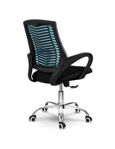 Sofotel Denar mėlynos spalvos mikrotinklo biuro fotelis Sofotel Denar mėlynos spalvos mikrotinklo biuro fotelis