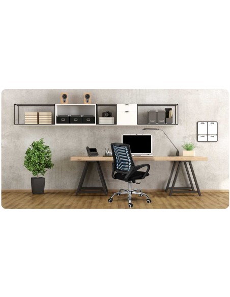 Sofotel Denar mėlynos spalvos mikrotinklo biuro fotelis Sofotel Denar mėlynos spalvos mikrotinklo biuro fotelis