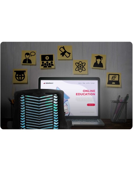 Sofotel Denar mėlynos spalvos mikrotinklo biuro fotelis Sofotel Denar mėlynos spalvos mikrotinklo biuro fotelis