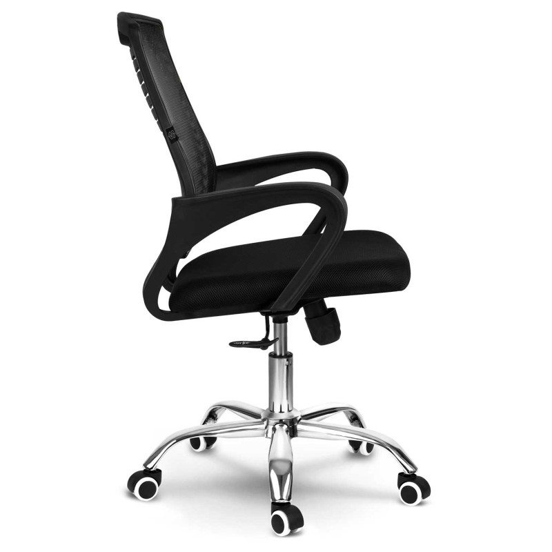 Sofotel Denar juodas mikrotinklo biuro fotelis