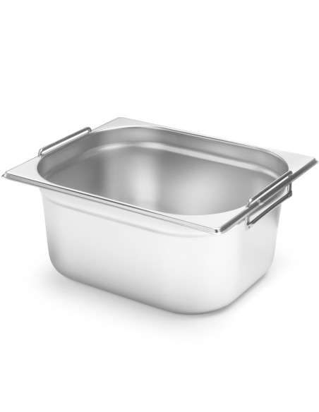 Maitinimo konteineris GN 1/2 su ištraukiamomis rankenomis 325x265x200mm 12,5L Hendi 817353