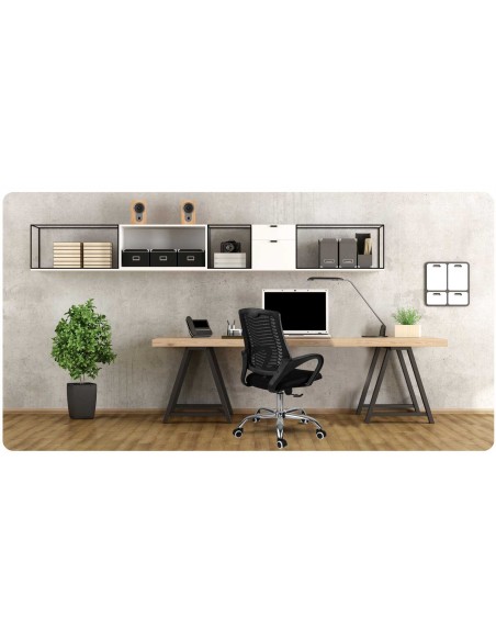 Sofotel Denar juodas mikrotinklo biuro fotelis Sofotel Denar juodas mikrotinklo biuro fotelis