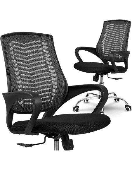 Sofotel Denar juodas mikrotinklo biuro fotelis Sofotel Denar juodas mikrotinklo biuro fotelis