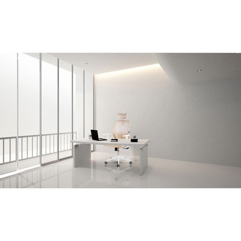 Sofotel Rotar smėlio spalvos mikrotinklo biuro fotelis