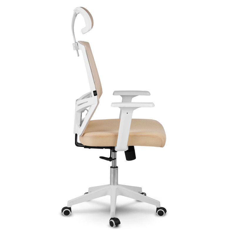 Sofotel Rotar smėlio spalvos mikrotinklo biuro fotelis